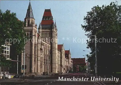 Manchester University Kat. Manchester