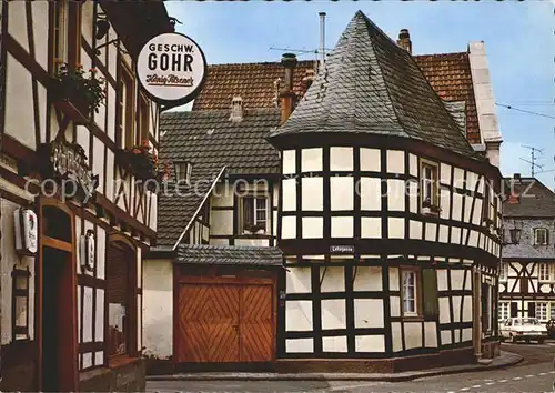 Unkel Buegeleisenhaus Fachwerk Kat. Unkel