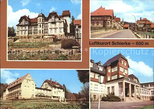 Schierke Harz Erholungsheime Franz Mehring und Hermann Gieseler Brockenstrasse Hotel Heinrich Heine Kat. Schierke Brocken