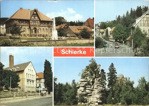 Schierke Harz Rathaus Kirchberg Erholungsheim August Bebel Schnarchenklippen Kat. Schierke Brocken