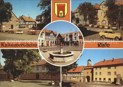 Kaltennordheim Restaurant Hirsch Wilhelm Kuelz Platz Schloss Kat. Kaltennordheim