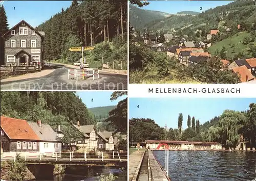 Mellenbach Glasbach Zirkel Schwimmbad Kat. Mellenbach Glasbach