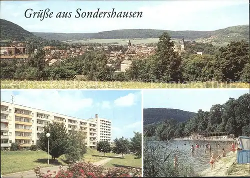 Sondershausen Thueringen Schwimmbad Neubauten Kat. Sondershausen