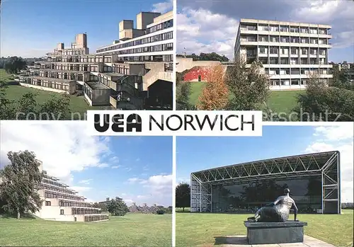 Norwich UK UEA Norwich Universitaetsgelaende Kat. Norwich