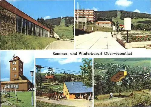 Oberwiesenthal Erzgebirge Hallenschwimmbad Fichtelberg Wetterwarte Seilbahn Kat. Oberwiesenthal