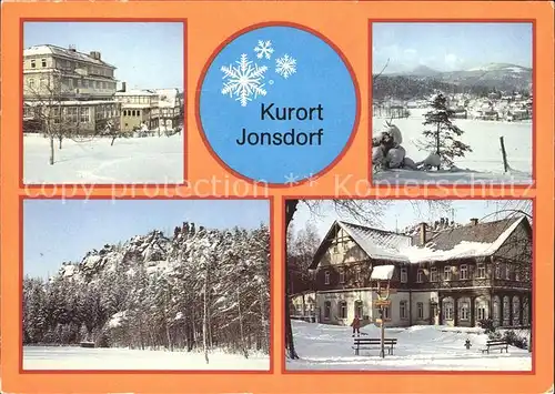 Jonsdorf Erholungsheim Jonashof Buchberg Lausche Nonnenfelsen Kat. Kurort Jonsdorf