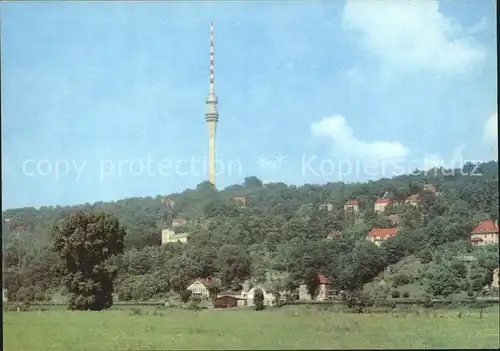 Wachwitz mit Fersehturm Kat. Dresden