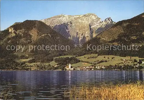 St Wolfgang Salzkammergut mit Schafberg  Kat. St. Wolfgang im Salzkammergut