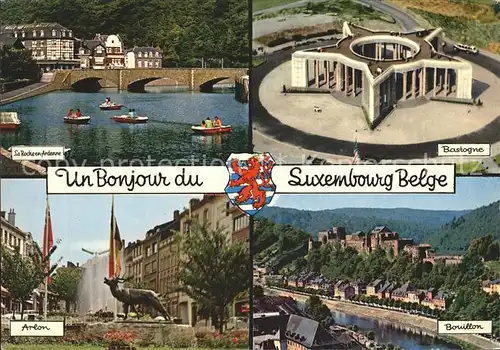 Luxembourg Luxemburg Bastogne Bouillon Arlon  Kat. Luxembourg