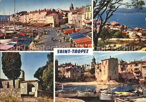 Saint Tropez Var Hafen Promenade Kapelle Kat. Saint Tropez