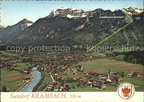 Kramsach Fliegeraufnahme Seendorf Kat. Kramsach