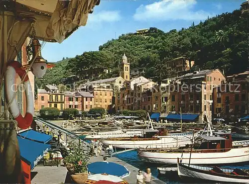 Portofino Liguria Hafen Golfo del Tigullio Kat. Portofino