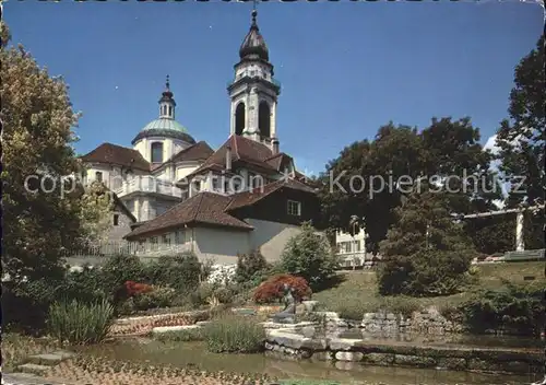 Solothurn St. Ursenkathedrale mit Chantier Anlage Kat. Solothurn