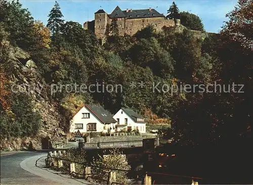 Monschau Burg und Jugendherberge Kat. Monschau