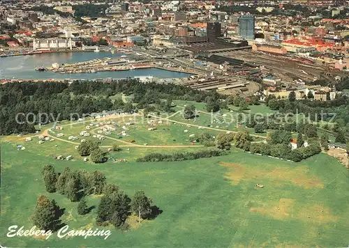 Oslo Norwegen Fliegeraufnahme Ekeberg Camping Kat. Oslo