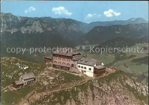 Watzmannhaus Bergstation Fliegeraufnahme Kat. Berchtesgaden