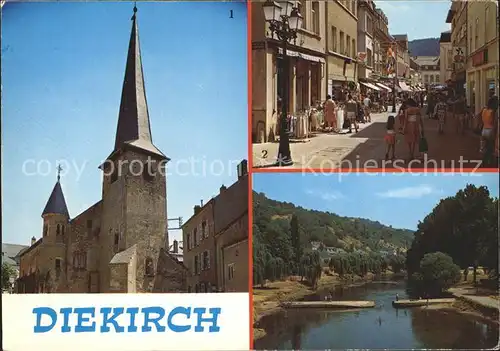 Diekirch Eglise Saint Laurent Grand rue La Sure Kat. Diekirch