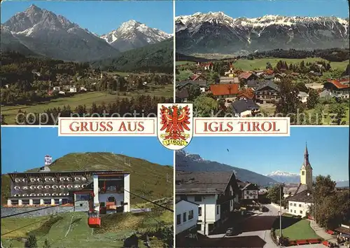 Igls Tirol Luftseilbahn Kirche  Kat. Innsbruck