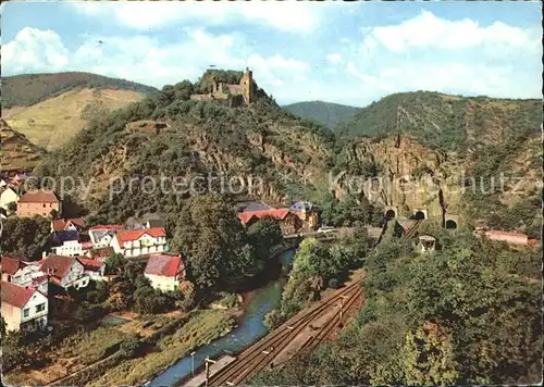 Altenahr Burgruine Are drei Felsentunnel  Kat. Altenahr