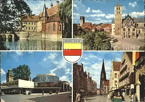 Muenster Westfalen Muenster Schloss Strassenmotiv Kat. Muenster