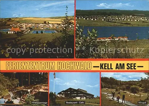 Kell See Restaurant Hochwald Kneippanlage Minigolf  Kat. Kell am See