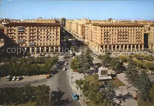 Zaragoza Aragon Plaza San Francisco Kat. Zaragoza Saragossa