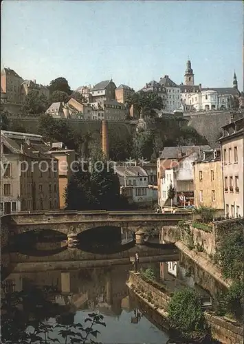 Luxembourg Luxemburg Alzette pittoresque Grund Kat. Luxembourg