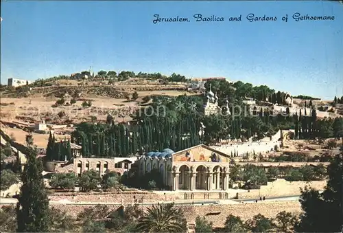 Jerusalem Yerushalayim Church Gethsemane Kat. Israel