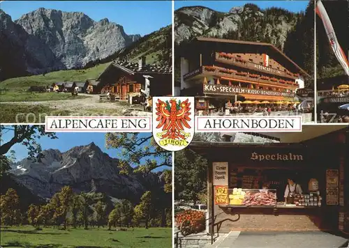 Hinterriss Tirol Alpencafe Eng  Kat. Vomp
