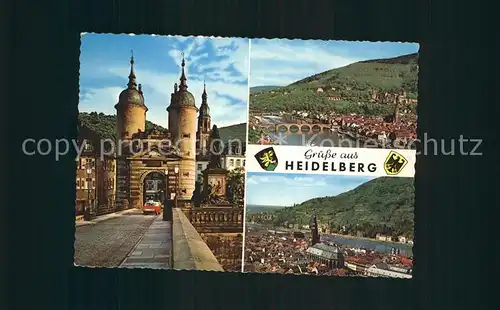 Heidelberg Neckar Tor Bruecke Muenster Kat. Heidelberg