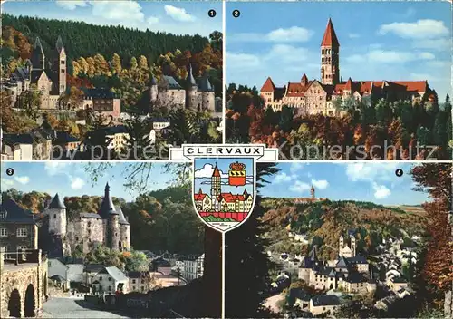 Clervaux Eglise Abbaye St. Maurice Chateau  Kat. Clervaux