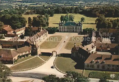 Le Pin au Haras Ensemble Fliegeraufnahme Kat. Le Pin au Haras