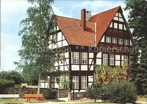 Blomberg Lippe Altes Amtshaus  Kat. Blomberg