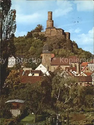 Felsberg Hessen Altstadt Kirche Felsburg Turm Kat. Felsberg