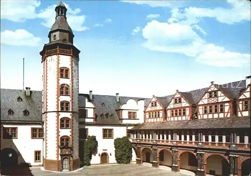 Weilburg Schloss Nordfluegel Westfluegel Kat. Weilburg Lahn