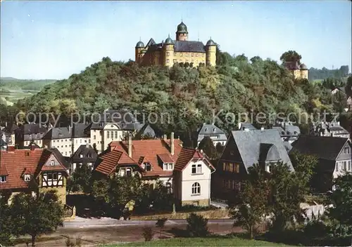 Montabaur Westerwald Teilansicht mit Schloss Kat. Montabaur