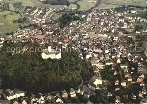 Montabaur Westerwald Schloss Fliegeraufnahme Kat. Montabaur