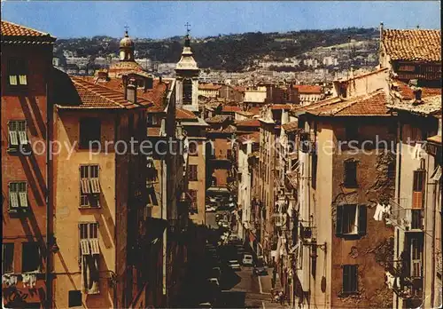 Nice Alpes Maritimes Le vieux Nice Rue Rossetti Cathedrale Sainte Reparate Kat. Nice