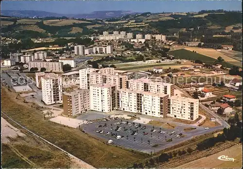 Pont Eveque HLM Plan des Aures vue aerienne Kat. Pont Eveque