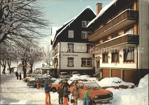 Todtnauberg Hotel zum Sternen Wintersportplatz Luftkurort Kat. Todtnau