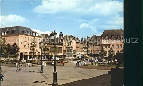 Luxembourg Luxemburg Place Guillaume II Monument Kat. Luxembourg