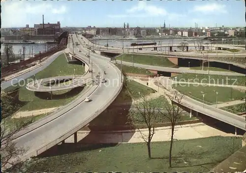 Mannheim Rheinbruecke Ludwigshafen Kat. Mannheim