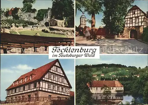Tecklenburg Freilichtbuehne Leggetor Jugendherberge Wasserburg Haus Marck Kat. Tecklenburg