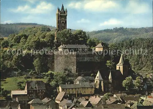 Dillenburg Blick zum Wilhelmsturm Kat. Dillenburg