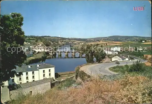 Lugo Panoramica del Rio Mino Kat. Lugo