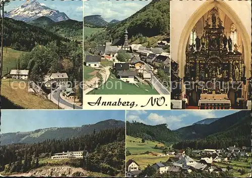 Annaberg Niederoesterreich Gasthof Saegemuehle oetscher Hochaltar Erholungsheim Freizeitheim Schmelz Alpenpanorama Kat. Annaberg