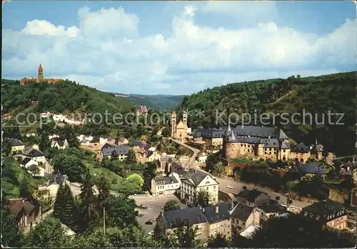 Clervaux Panorama Chateau Kat. Clervaux