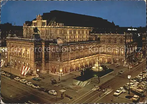 Wien Oper Nachtaufnahme Kat. Wien