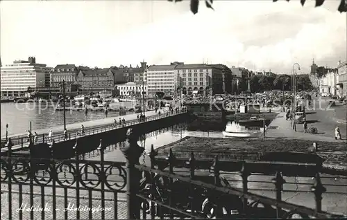 Helsinki Bruecke Hafen  Kat. Helsinki