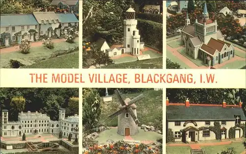 Isle of Wight UK Model Village Blackgang I. W. Winkle Street Osborne House / Isle of Wight /Isle of Wight